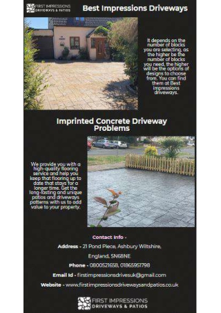 Best Impressions Driveways