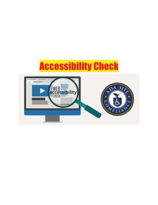 Accessibility Check
