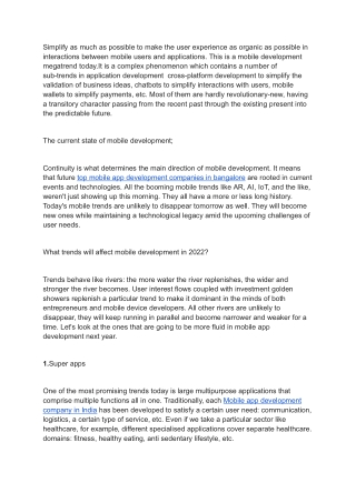 What is the future ofa mobile app developer - Google Docs
