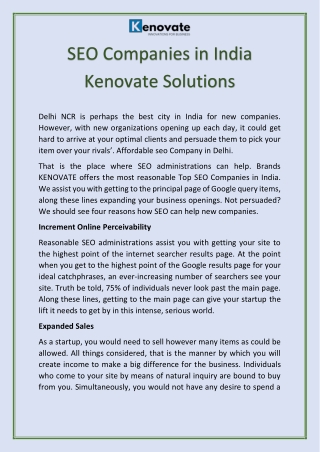 Best SEO Services in India Update 2022