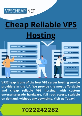 Cheap Reliable VPS Hosting