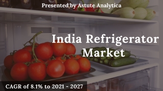 India Refrigerator Market 2021: Global Industry Insights by Global Players