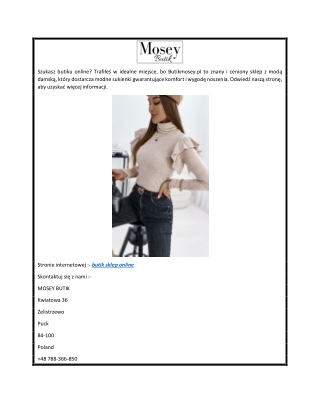 butik sklep online  Butikmosey.pl