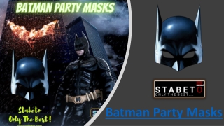 Batman Party Masks