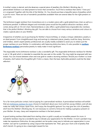 mother daughter necklace: It's Not as Difficult as You Think