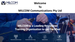 Milcom Security courses in Melbourne Australia for Bright Future