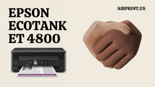 Improve Epson Ecotank ET 4800 With These Secret Techniques | Airprint | Setup |