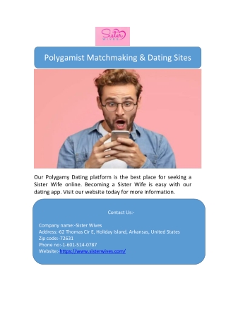 Polygamist Matchmaking & Dating Sites