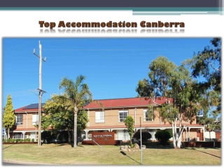 Top Accommodation Canberra