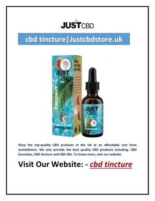 cbd tincture|Justcbdstore.uk