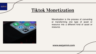 Tiktok Monetization