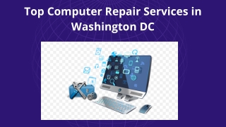 Computer Repair Services in Washington DC