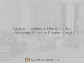 Najarian Furniture is One of the Top Wholesale Furniture Brands in the USA