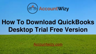 Download and install the Desktop trial version