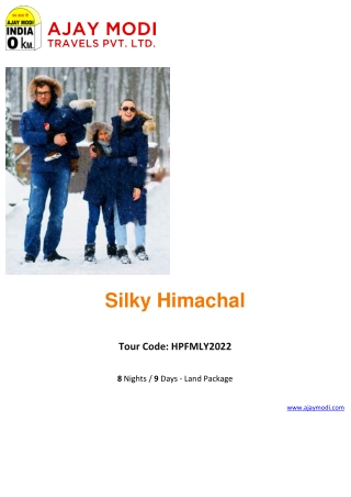 Book Himachal Couple Tour Packages | Honeymoon Packages with Ajay Modi Travels