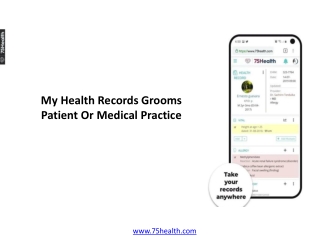 Does My Health Records Grooms Patient Or Medical Practice