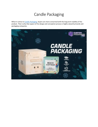 Candle Packaging