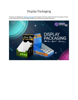 Display Packaging