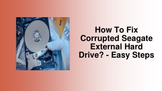 How To Fix Corrupted Seagate External Hard Drive? - Easy Steps