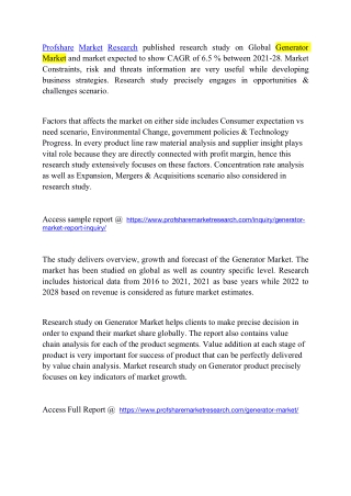 Diesel segment holds highest share in Global Generator Market in 2020