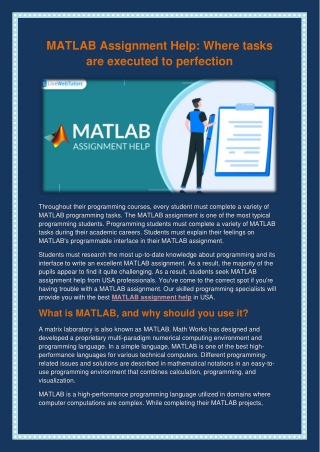 MATLAB Assignment Help Where tasks are executed to perfection