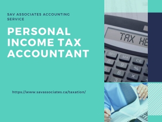 Hire Personal Income Tax Accountant to make better decisions