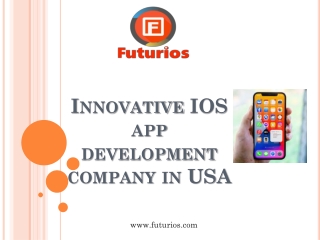 Innovative IOS app Development Company in USA,