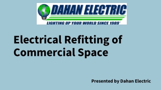Electrical Refitting of Commercial Space