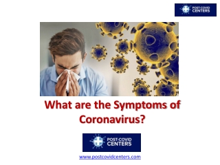 What are the Symptoms of Coronavirus?