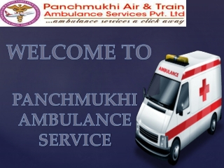 Super-Fast Ambulance Service in Vasant Kunj and Sultanpuri, Delhi By Panchmukhi