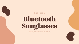 Bluetooth Sunglasses