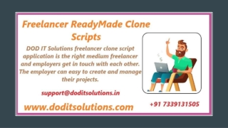 Best Freelancer Clone Script - Readymade Clone Script