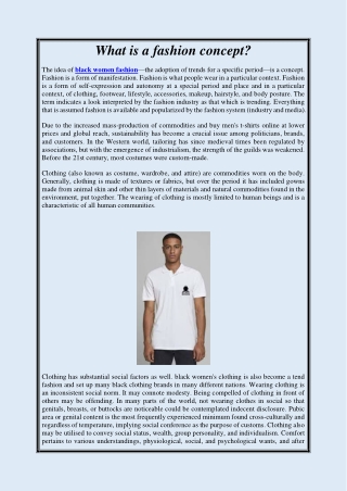 What is a fashion concept_