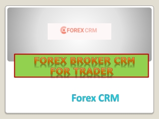 Forex Broker CRM for Trader