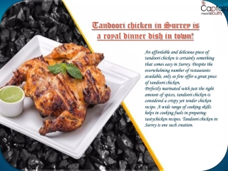 Tandoori chicken in Surrey