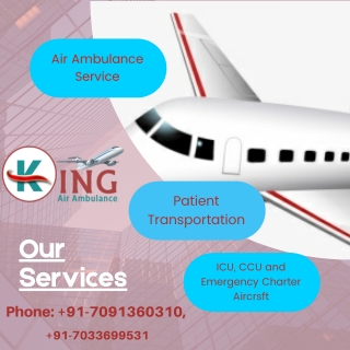 Air Ambulance Services in Jabalpur Ready for Urgent Evacuation via King