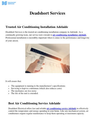 Trusted Air Conditioning Installation Adelaide