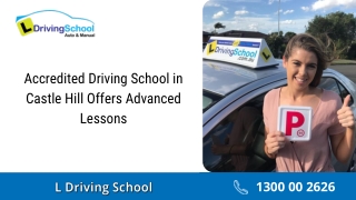 Accredited Driving School in Castle Hill and Silverwater