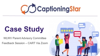 WLWV Parent Advisory Committee Feedback Session – CART Via Zoom