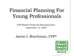 Financial Planning For Young Professionals