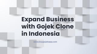 Expand Business with Gojek Clone in Indonesia