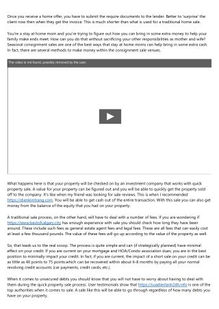 The Duty Of A Short Sale Realtor