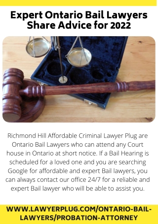 Expert Ontario Bail Lawyers Share Advice for 2022 - Criminal Lawyers
