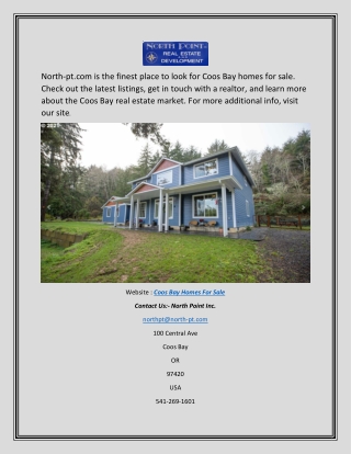 Coos Bay Homes For Sale  North-pt.com