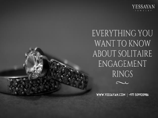 EVERYTHING YOU WANT TO KNOW ABOUT SOLITAIRE ENGAGEMENT RING _ Diamond Solitaire Ring