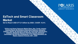 EdTech and Smart Classroom Market