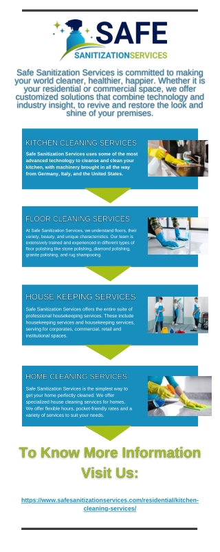 Kitchen Cleaning Services - Safe Sanitization Services