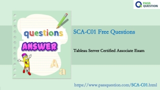 PPT - Tableau Server Certified Associate SCA-C01 Practice Test Sns-Brigh10