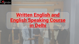 written english and english speaking course in delhi- Engmates