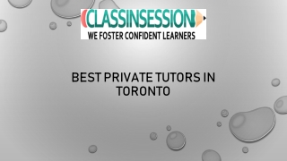 Best Private Tutors in Toronto